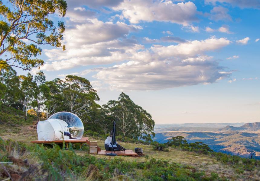 Essential guide to living sustainably: Bubbletent glamping experience